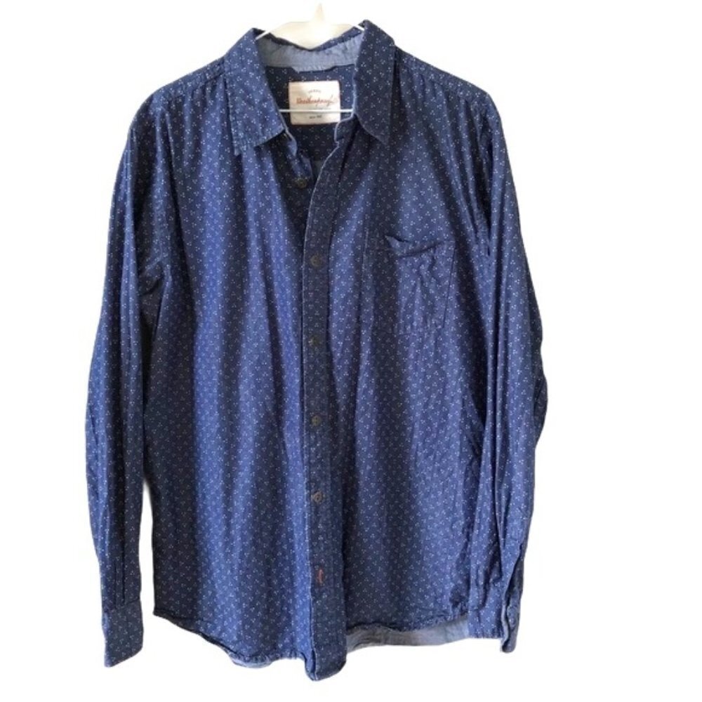 Men’s Weatherproof Denim Button Down Shirt